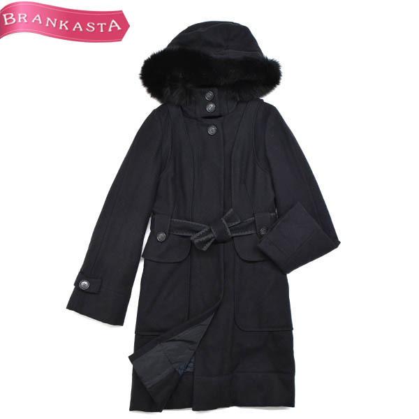 ポイント10倍 ポールカ ミディコート フーデット 38 M相当 リアルファーフード 内側キルティング 黒 Paule Ka 特別セール 4 11まで 23pg37 中古ブランドショップブランカスタ 通販 Yahoo ショッピング 定価から3０ オフ Www