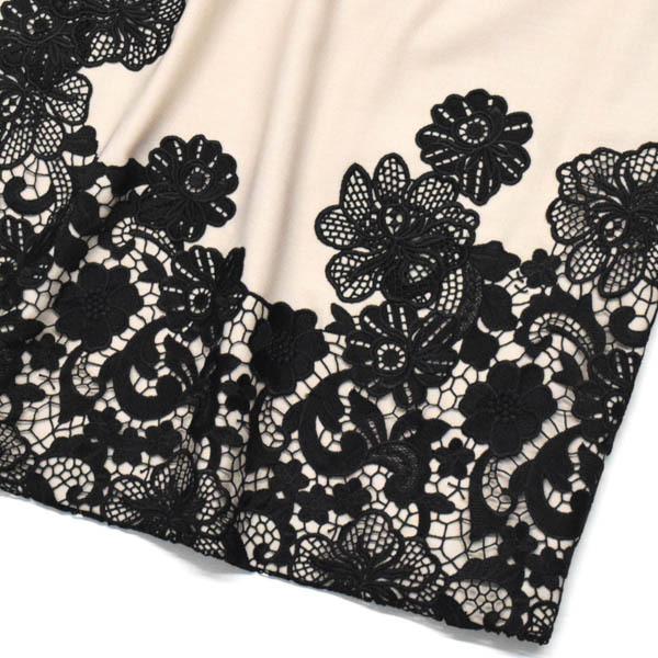 ローズティアラ サックワンピース ミディ丈 46 3l 花柄レース 半袖 ペールベージュ 黒 Rose Tiara 美品 大きいサイズ 最終セール Max90 Off 23qu26 中古ブランドショップブランカスタ 通販 Yahoo ショッピング