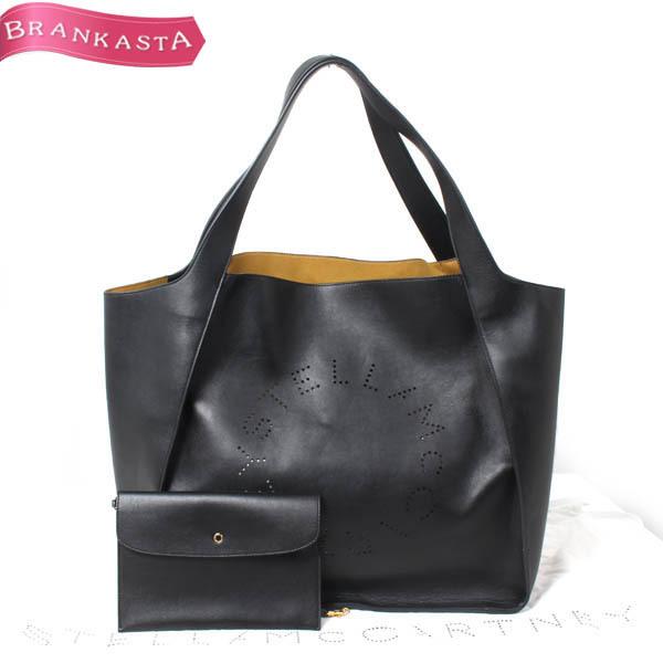 人気特価激安 ステラ マッカートニー ステラロゴ トートバッグ ショルダーバッグ 黒 Stella Mccartney 特別セール 4 11まで 23vr60 値引きする Karmagazine Net