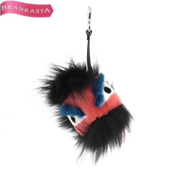 バッグチャーム フェンディ チャーム モンスター バグズ ファー キーホルダー 黒 ピンク 白 Fendi 12 19迄72時間限定30 Off 23vs97