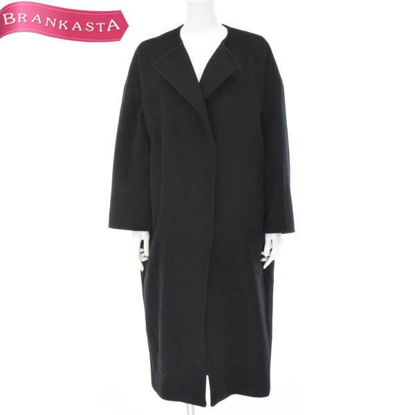 一部予約販売中 アウター秋冬コートセールシンプル普段使い 緊急sale 31jf31 11 14迄限定 美品 Studio Ap 黒 レディース ドロップショルダー 圧縮ウール 長袖 M相当 ロングコート エーピーストゥディオ コート アウター Www Golf5 Prestige Jp