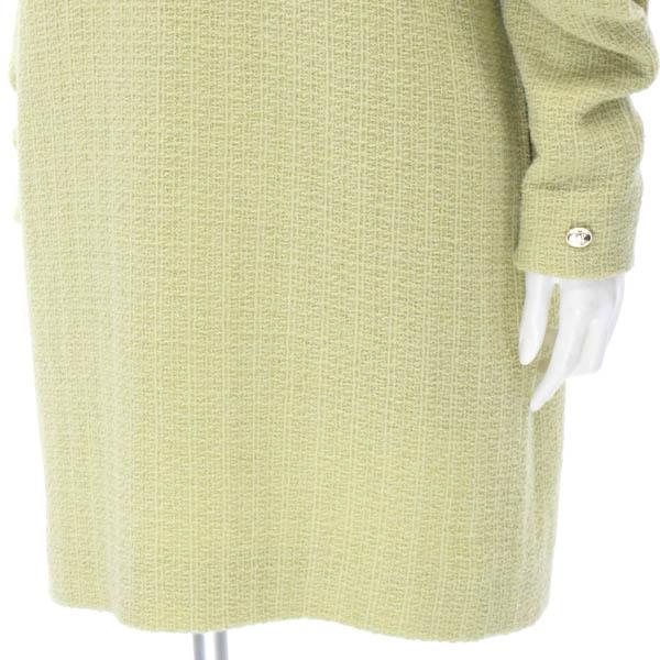 シャネル ワンピース ひざ丈 40 L ツイード 長袖 カメリア ココマーク 21aw グリーン Chanel クリーニング済 美品 超p祭 クーポンで更に Off 23rm03 中古ブランドショップブランカスタ 通販 Yahoo ショッピング