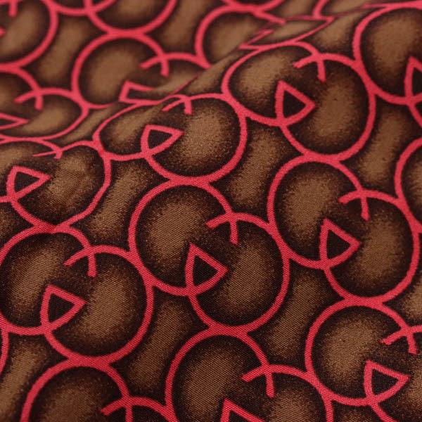 グッチ 風呂敷 クロス 創設90周年 ノベルティ リバーシブル ブラウン