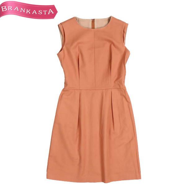 アナイ ワンピース ひざ丈 36 S相当 ノースリーブ ウエスト切替 タックスカート コットン 綿 オレンジ系 Anayi 夏特大sale 7 31 23 59迄 41ej19 中古ブランドショップブランカスタ 通販 Yahoo ショッピング