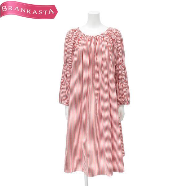 送料無料特別価格のコムデギャルソン スモックワンピース ロングワンピース S ストライプ柄 スモックワンピース 長袖 赤 白 レディースファッション Comme 41ff49 Des Garcons 41ff49 中古ブランドショップブランカスタ 日本国内純正品 の
