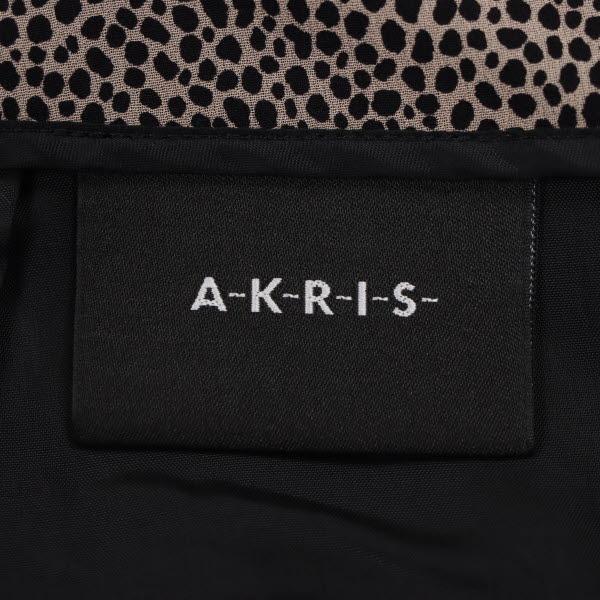 アクリス スカート ひざ丈 タイト US10 F42 XL〜3L シフォン ダルメシアン柄プリント 大きいサイズ レディース AKRIS ＼LYP会員限定 GWセール／51BE93｜brankasta-ec｜08