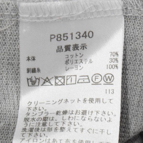 スタジオピッコーネ ワンピース 膝丈 38 M相当 六分袖 ハイネック カットソー 綿混 レディース グレー STUDIO PICONE ＼期間限定 特別SALE／51GA98｜brankasta-ec｜06