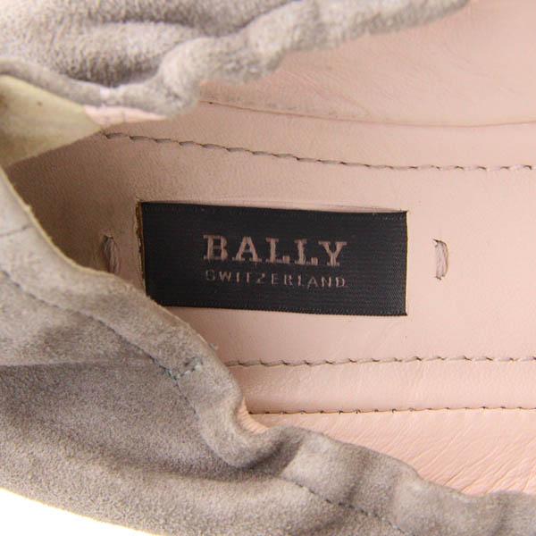 バリー フラットパンプス 靴 34 1/2 21.5cm相当 スエード かかとゴム 小さいサイズ レディース グレージュ BALLY ＼特別SALE 5/21まで／52FD04｜brankasta-ec｜08
