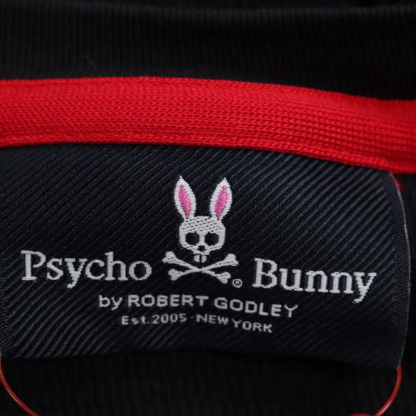 サイコバニー カットソー トップス 長袖 M相当 ロンT Tシャツ スカル＆ボーンズ 丸首 メンズ 黒系 Psycho Bunny ＼期間限定 特別SALE／61CH26｜brankasta-ec｜07