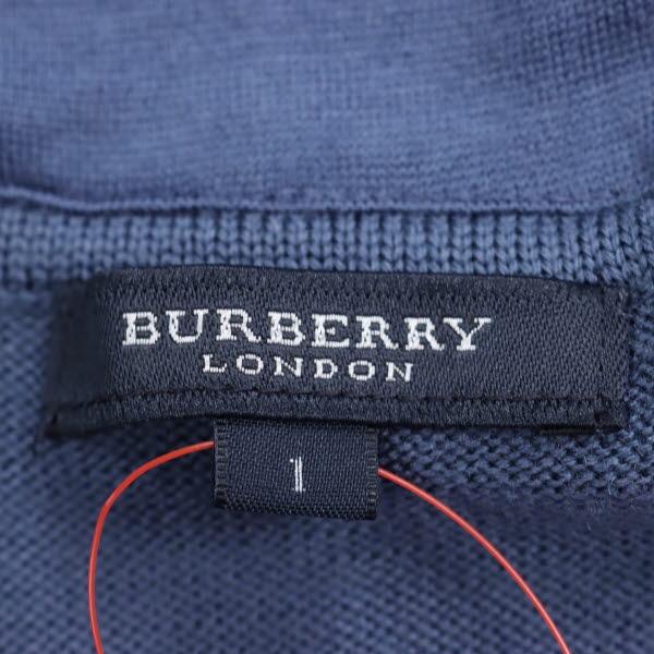 バーバリーロンドン ニットパーカー カーディガン トップス フーディー 1 S相当 長袖 くすみブルー系 BURBERRY LONDON ＼LYP会員限定 GWセール／61AB19｜brankasta-ec｜08