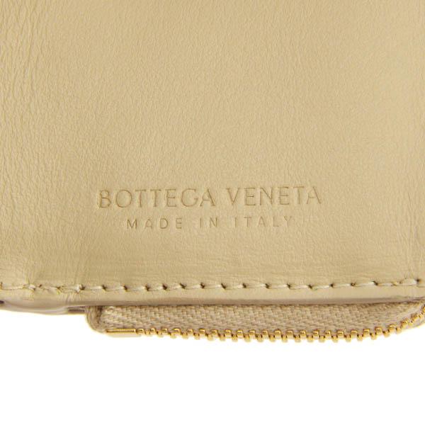 ボッテガヴェネタ スモール イントレチャート 三つ折り財布 レザー 本革 ミニ ベージュ BOTTEGA VENETA 定価8.3万 ＼LYP会員限定 GWセール／04BA24｜brankasta-ec｜08