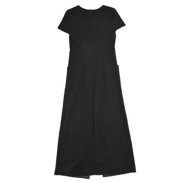 Tabasa タバサ ロングワンピース 半袖 ウール混 プレーティングカットソー 34 ブラック 11 7迄限定 緊急sale 22nq70 中古ブランドショップブランカスタ 通販 Yahoo ショッピング
