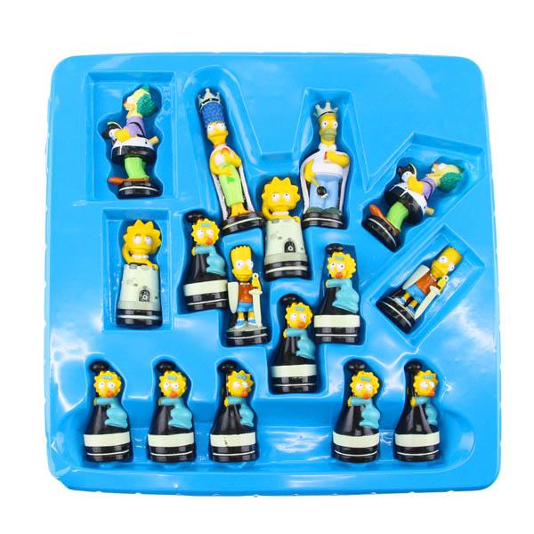 シンプソンズ 3Dチェスセット The Simpsons Chess Set テーブルゲーム ボードゲーム ヴィンテージ 缶入り シート付き ＼特別SALE 5/21まで／52GB13｜brankasta-ec｜02