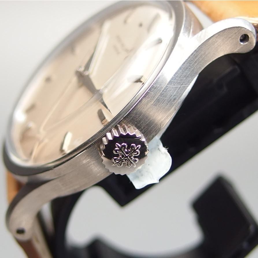 パテック フィリップ カラトラバ Ref.570 K18WG 手巻き メンズ アンティーク 腕時計 修理証明書付 「16135」｜brantique｜04