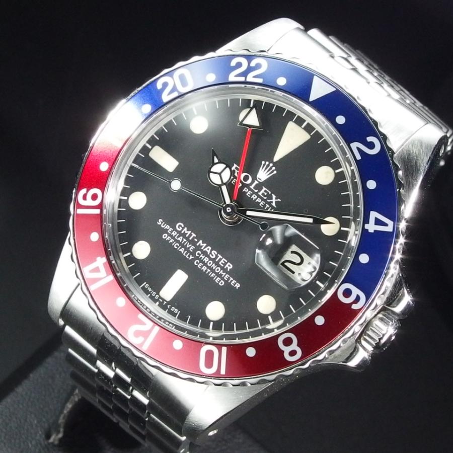 ◇美品◇ 【2023.4 OH済】 ロレックス ROLEX GMTマスター 1675 SS 自動