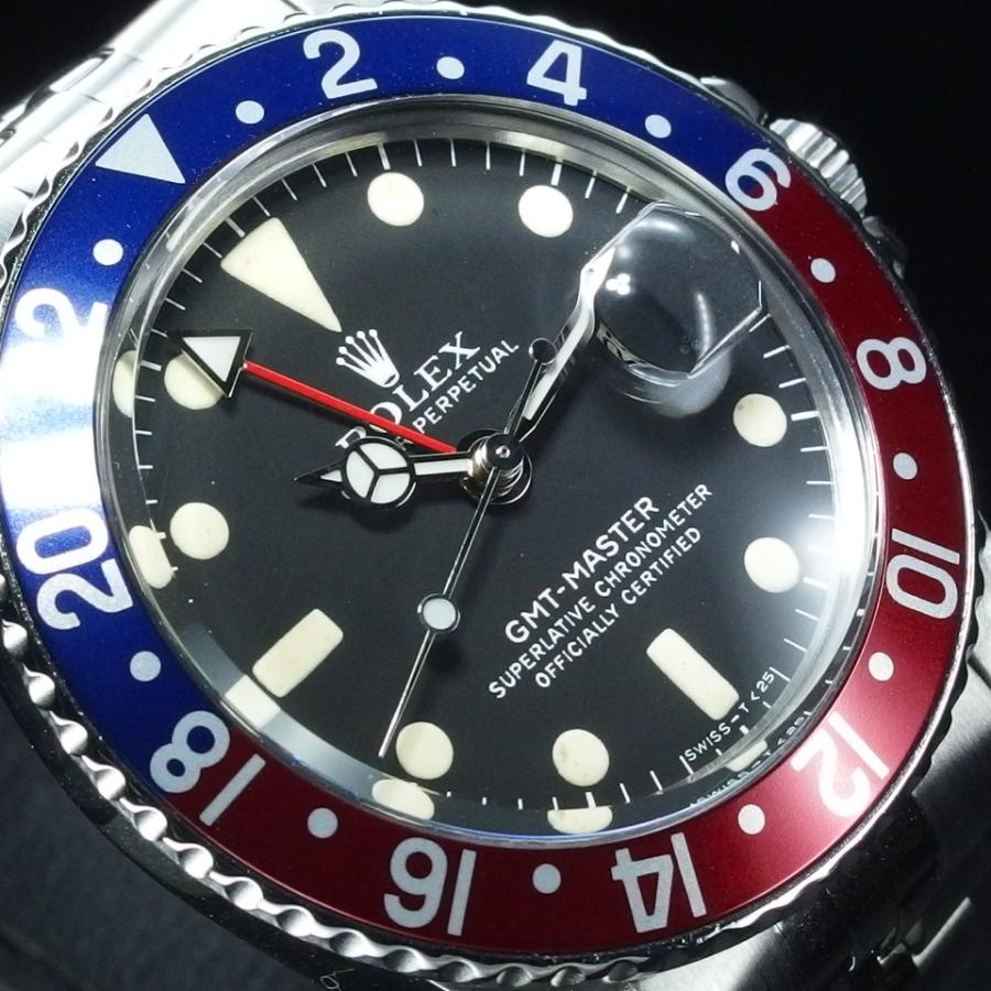 ◇美品◇ 【2023.4 OH済】 ロレックス ROLEX GMTマスター 1675 SS 自動