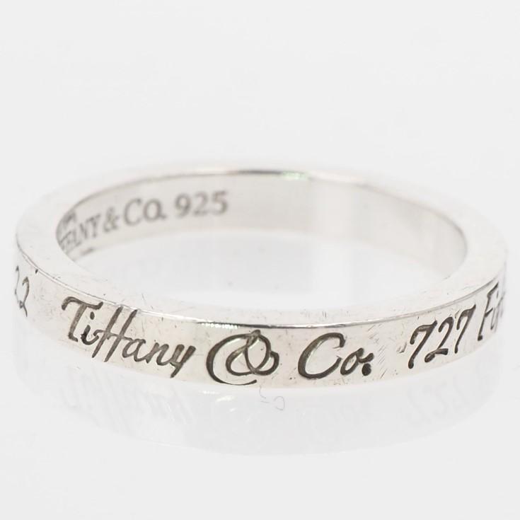 ティファニー TIFFANY＆Co. SV 925 ノーツ ナロー ニューヨーク #10 10 