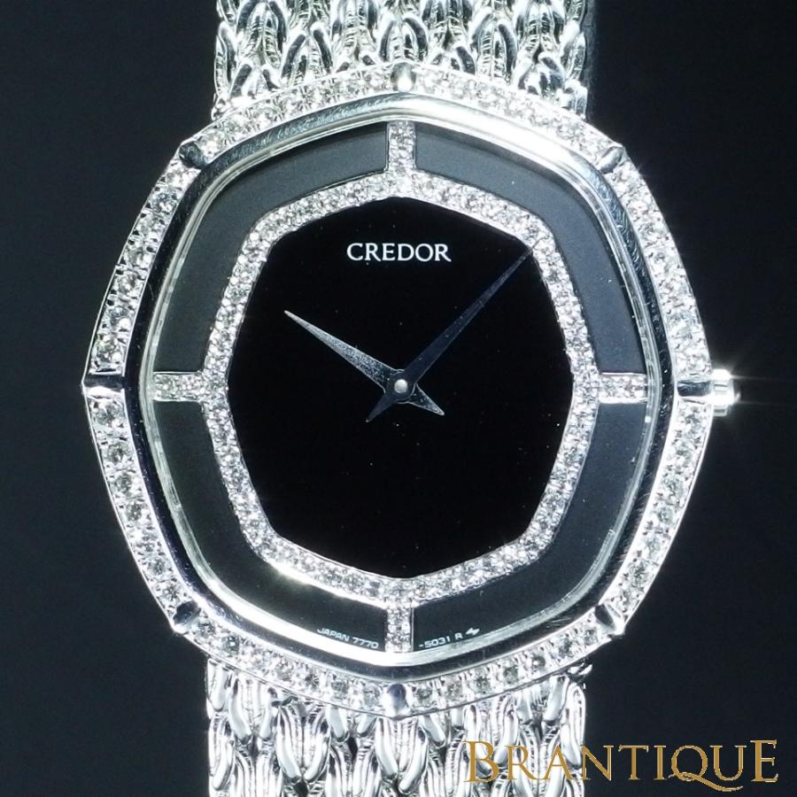 K18WG】 セイコー SEIKO クレドール CREDOR 770-5031 K18 WG  