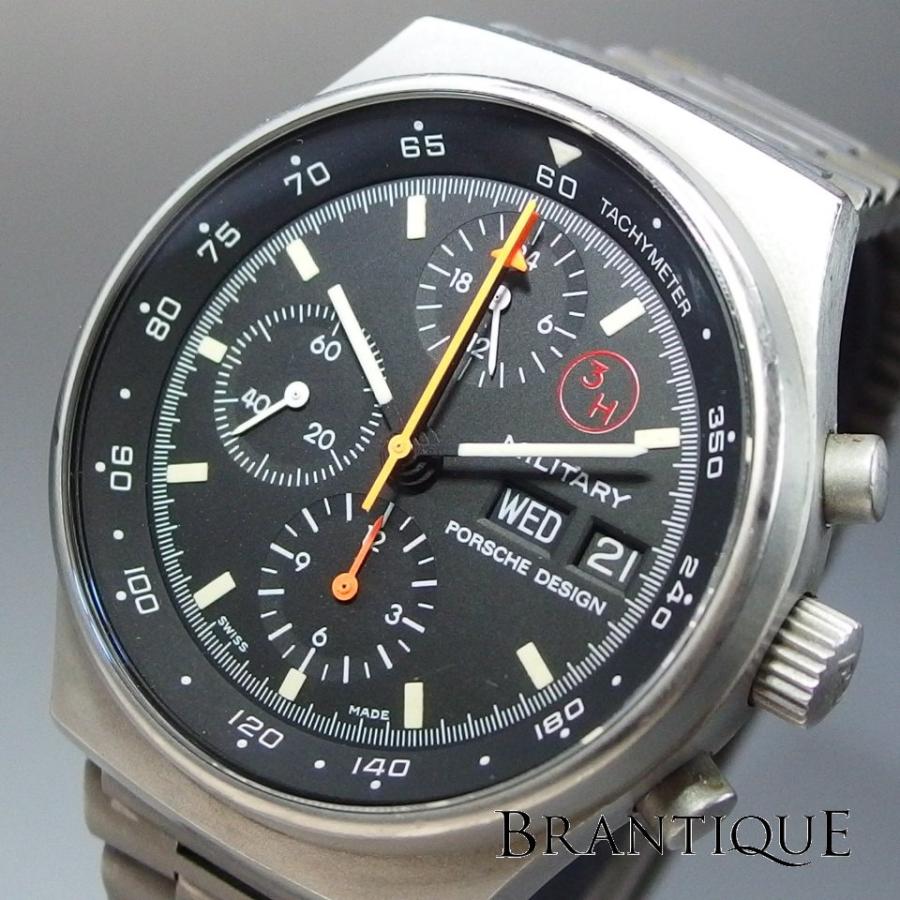 美品】PORSCHE DESIGN ポルシェデザイン オルフィナクロノグラフ 3H 