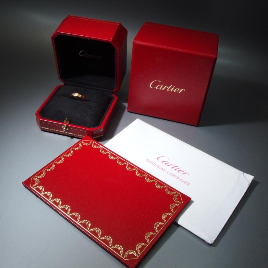 カルティエ Cartier HAPPY BIRTH DAY ハッピーバースデー K18 ピンクゴールド リング ピンキーリング #8 8号 4.3g 箱 保 証明書 「22285」｜brantique｜12