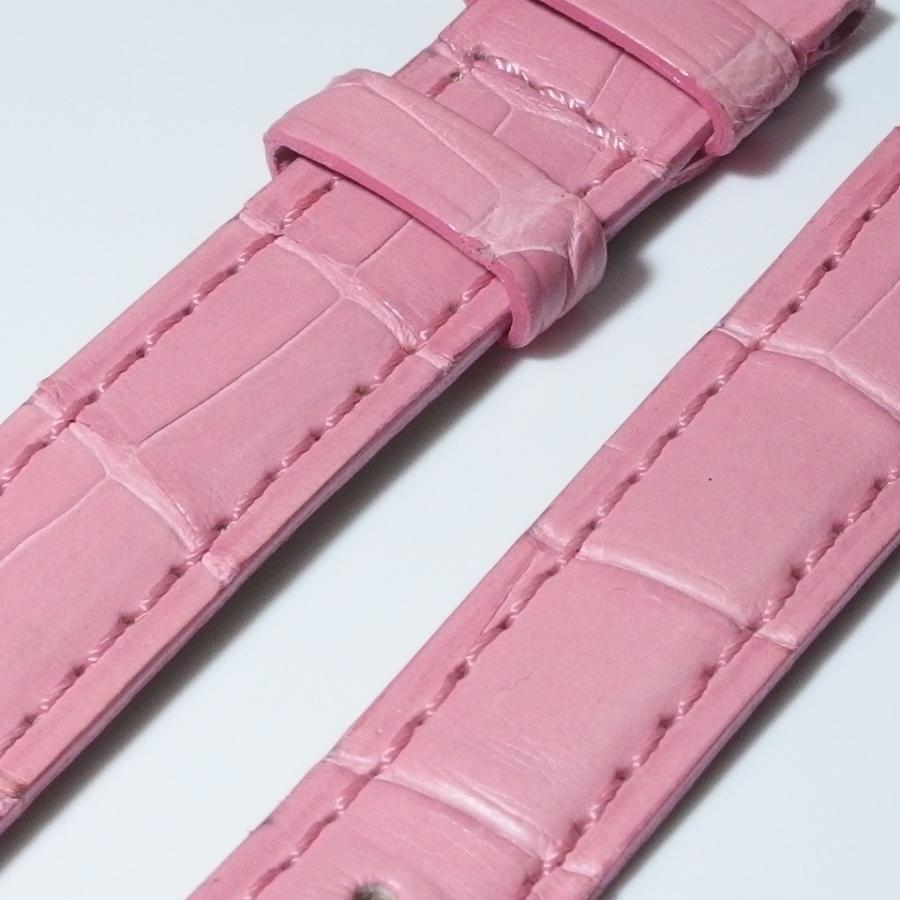 ◆美品◆ カルティエ Cartier 12mm レザーベルト 革ベルト 尾錠なし ピンク USED品 レディース 腕時計用 ベルト 「22434-4」｜brantique｜06