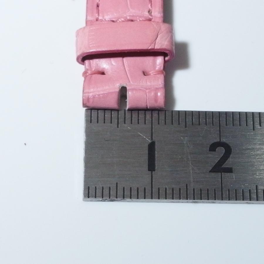 ◆美品◆ カルティエ Cartier 12mm レザーベルト 革ベルト 尾錠なし ピンク USED品 レディース 腕時計用 ベルト 「22434-4」｜brantique｜08