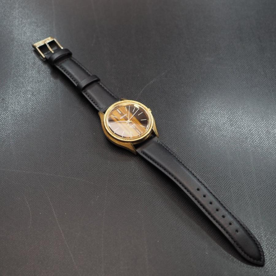 SEIKO セイコー VFA 3820-6000 本体約65.3g QZ 社外ベルト メンズ