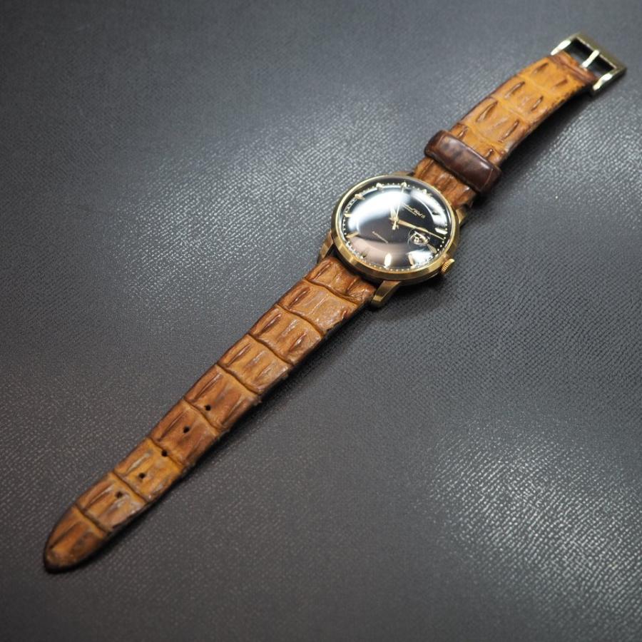 IWC インターシャフハウゼン オールドインター YG 革 AT 腕時計 【希少 
