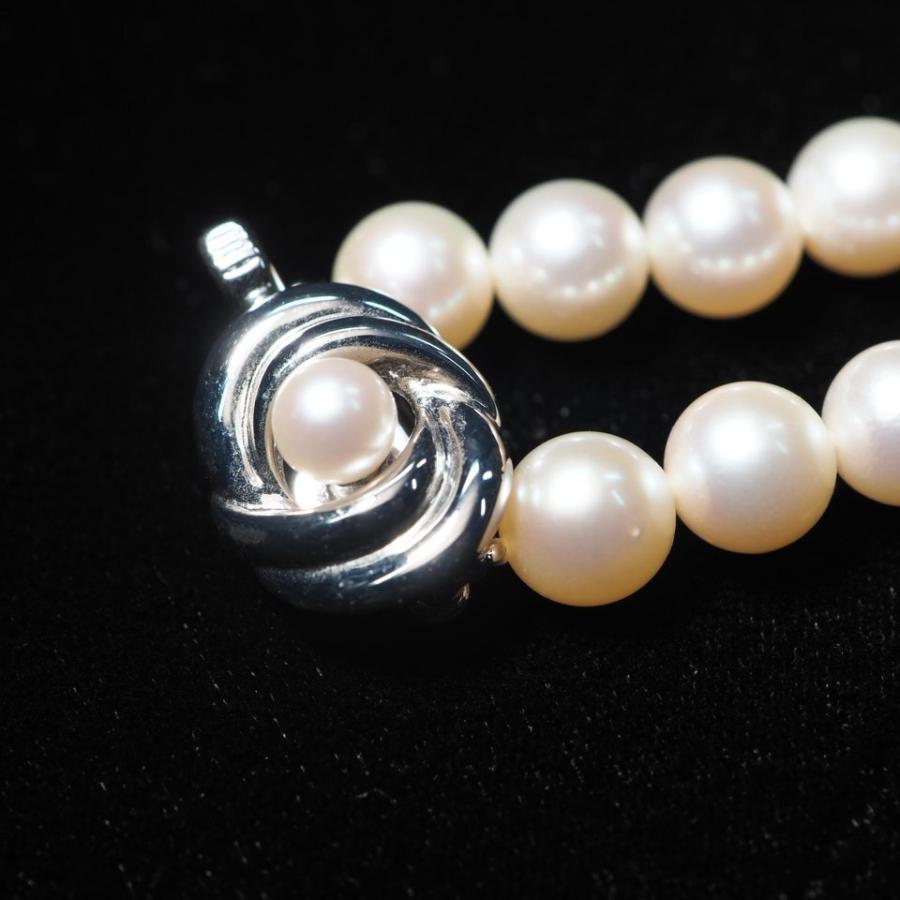 TASAKI（タサキ） 田崎真珠 パールネックレス 7-7.5mm SV 925 金具