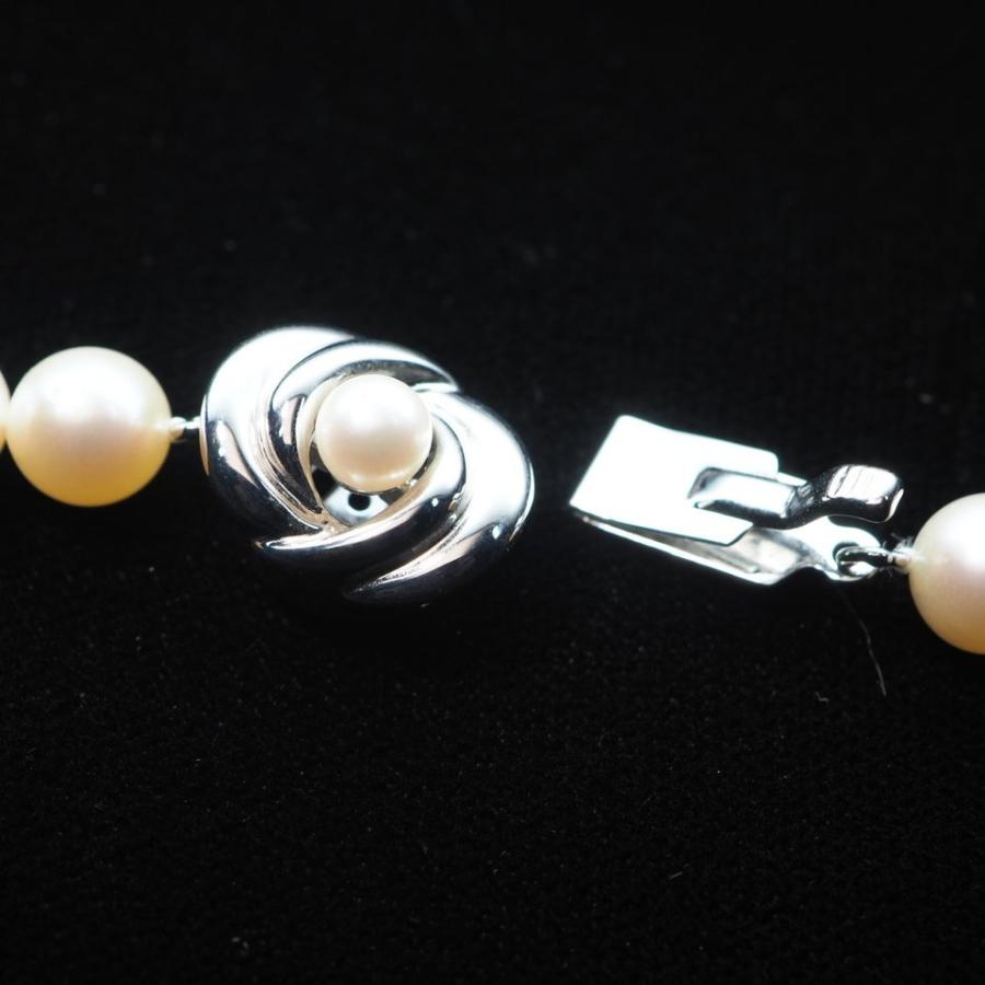 TASAKI（タサキ） 田崎真珠 パールネックレス 7-7.5mm SV 925 金具