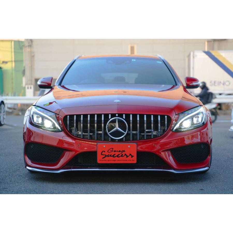 メッキver)W205 S205 C205 ベンツ Cクラス 前期 パナメリカーナグリル 