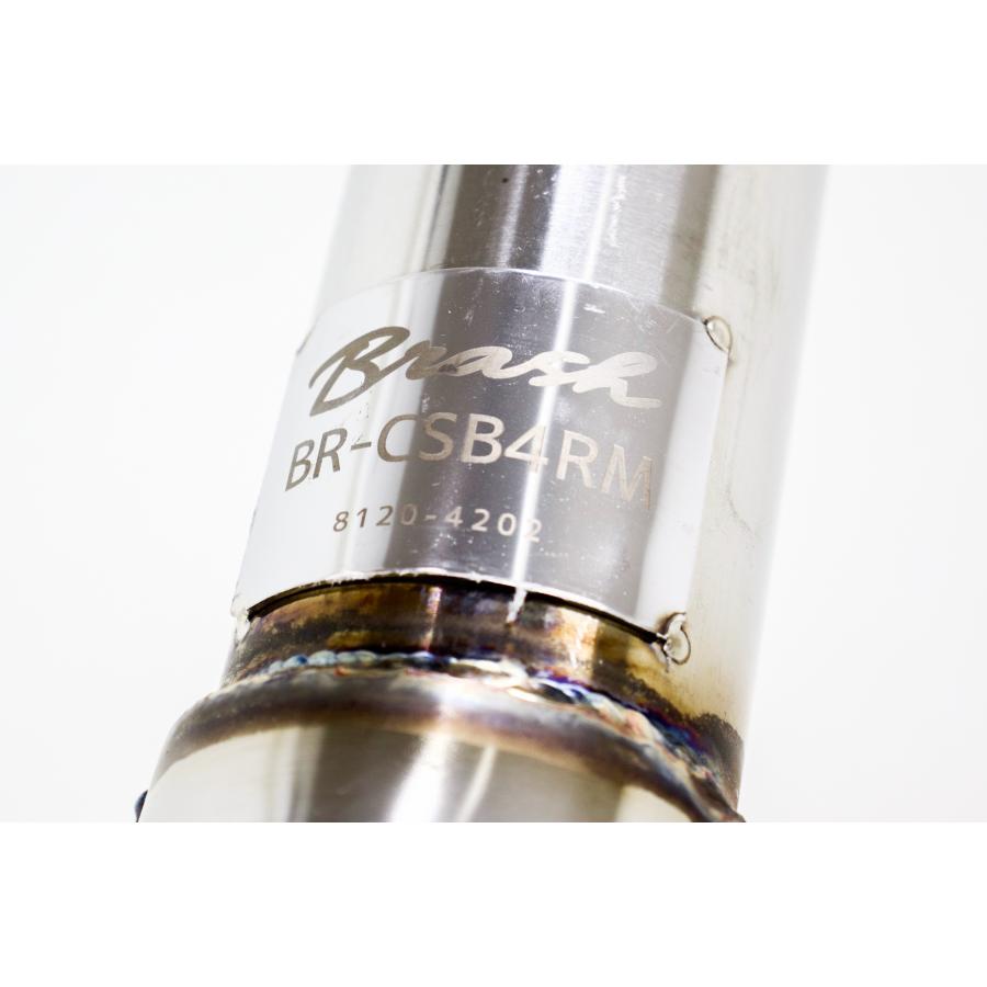 BRASH】トヨタ カローラスポーツ BRASH 4本出しマフラー チタンカラー
