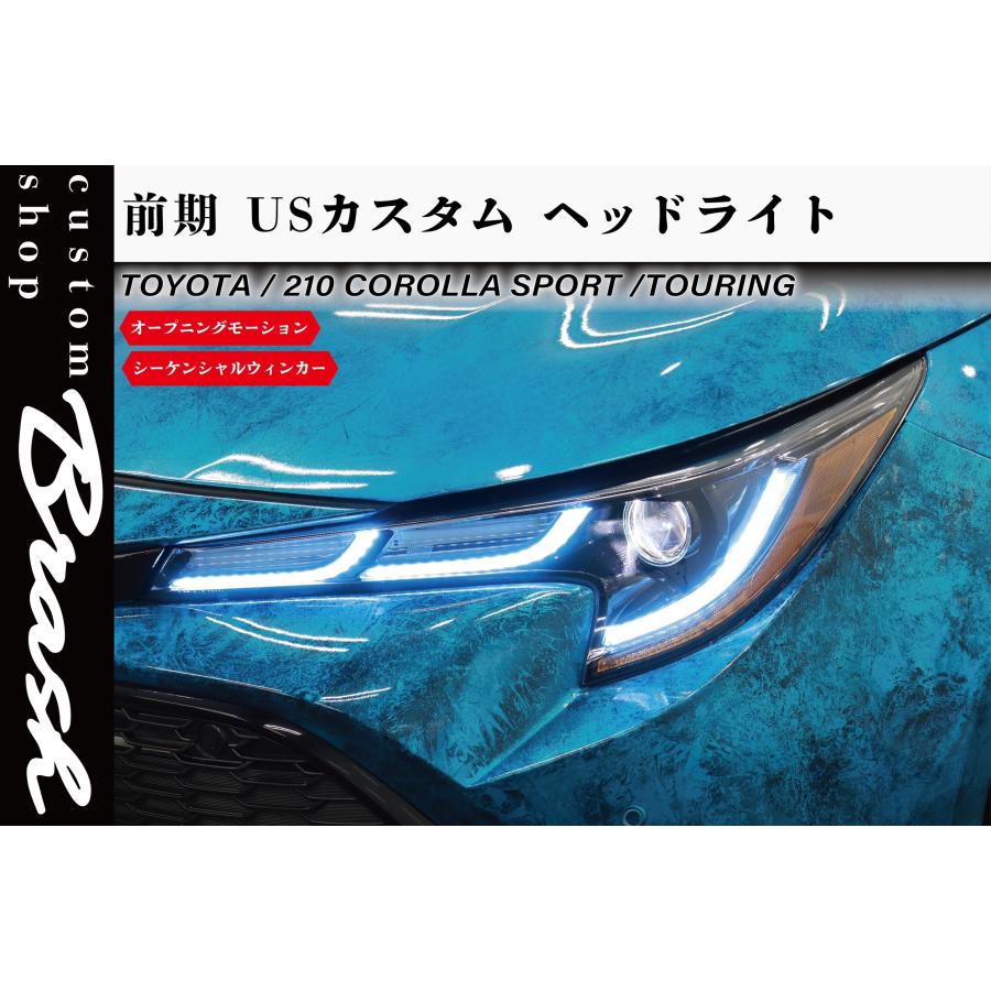 BRASH】 TOYOTA トヨタ 210系 カローラスポーツ USカスタム ヘッド