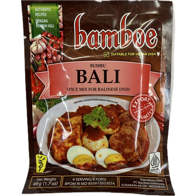 bamboe BALI Spice Mix For Balinesh Dish バンブバリの素 バリ風煮込み料理の素49g | 