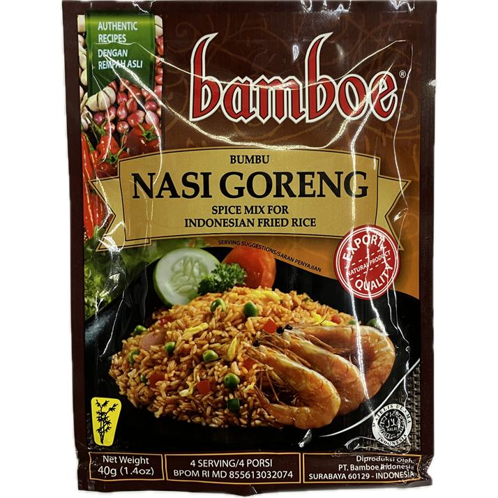 bamboe NASI GORENG Spice Mix For Indonesian Fried Rice ナシゴレン