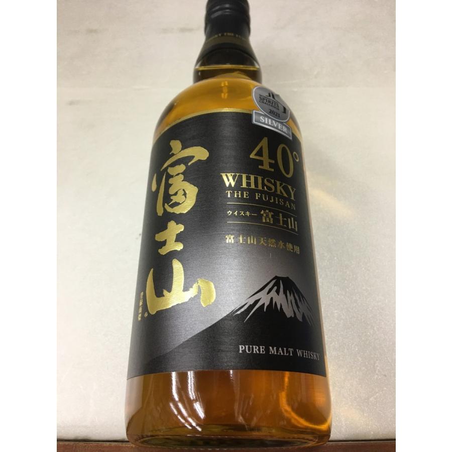 富士山ウィスキー ピュアモルト ブラックラベル 700ml 箱付き