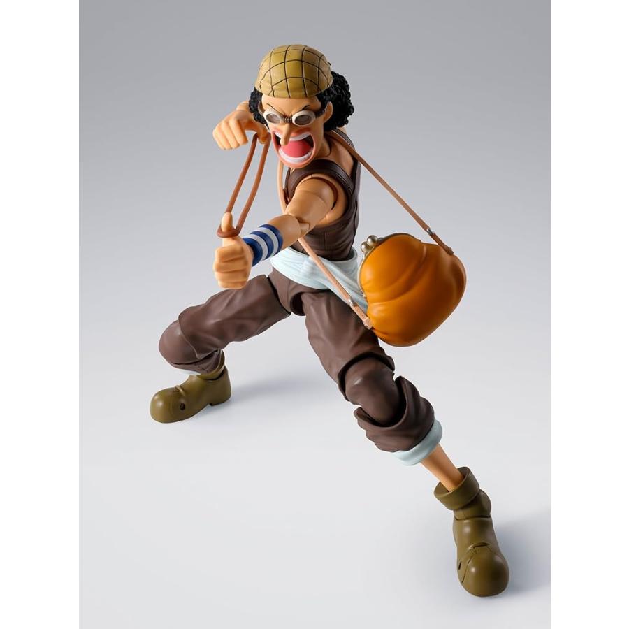 TAMASHII NATIONS S.H.フィギュアーツ ONE PIECE ウソップ -冒険の夜明け- 約145mm PVC\u0026ABS製 塗装済み可動フィギュアの画像