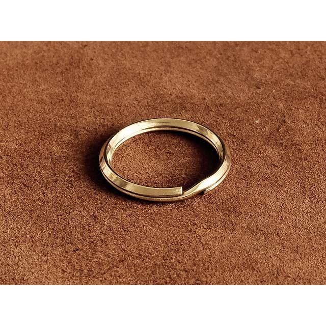 5個セット 真鍮製 二重リング（直径23mm）ゴールド ダブルリング