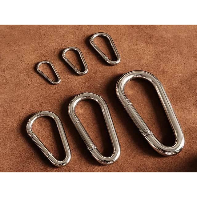 シルバー カラビナ キーホルダー リング1個 Sサイズ 銀 ダブルリング キーリング ベルトループ ナスカン キーフック 二重カン 小さい Brass Brass Store 通販 Yahoo ショッピング