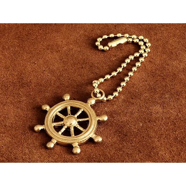真鍮ボールチェーン付き ブラス 舵デザイン チャーム キーリング ネックレス キーホルダー 錨 ペンダントトップ カスタムパーツ 雑貨 手芸 Brass Brass Store 通販 Yahoo ショッピング