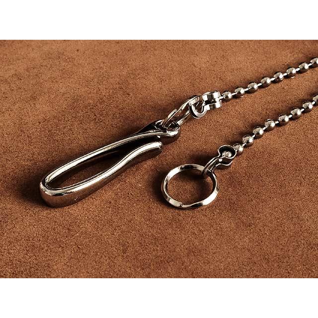 ショート 35cm ボールチェーン ウォレットロープ シルバー（ツリバリ