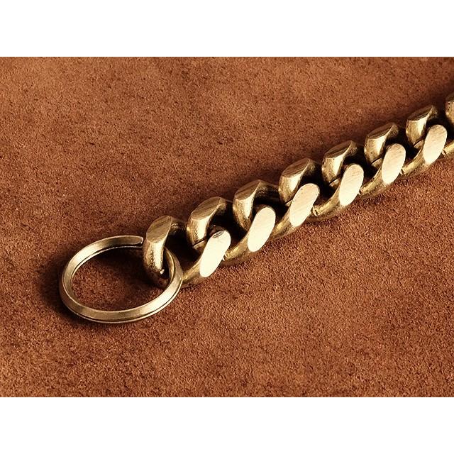 真鍮 喜平チェーン ブレスレット（Lサイズ）ブラス カニカン バングル