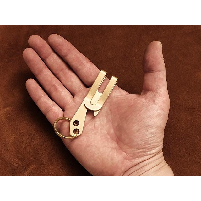 真鍮 マルチツール キーホルダー（ゴールド）栓抜き ボトルオープナー