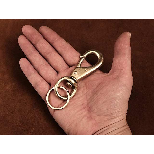 ヨットナスカン キーホルダー 1号 Sサイズ（リング1個）ブラス メンズ