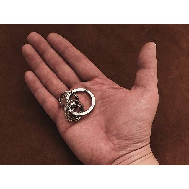 二重カン5個付き KC,s ケーシーズ ダブルリング（シルバー）ステンレス