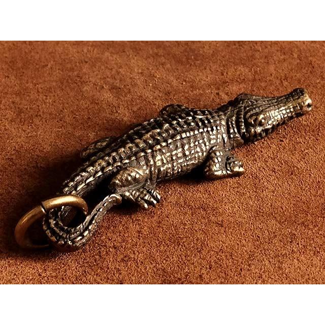 真鍮 ワニ キーホルダー 真鍮cカン付き わに クロコダイル アリゲーター キーリング キーチェーン ゴールド ストラップ チャーム Brass Brass Store 通販 Yahoo ショッピング