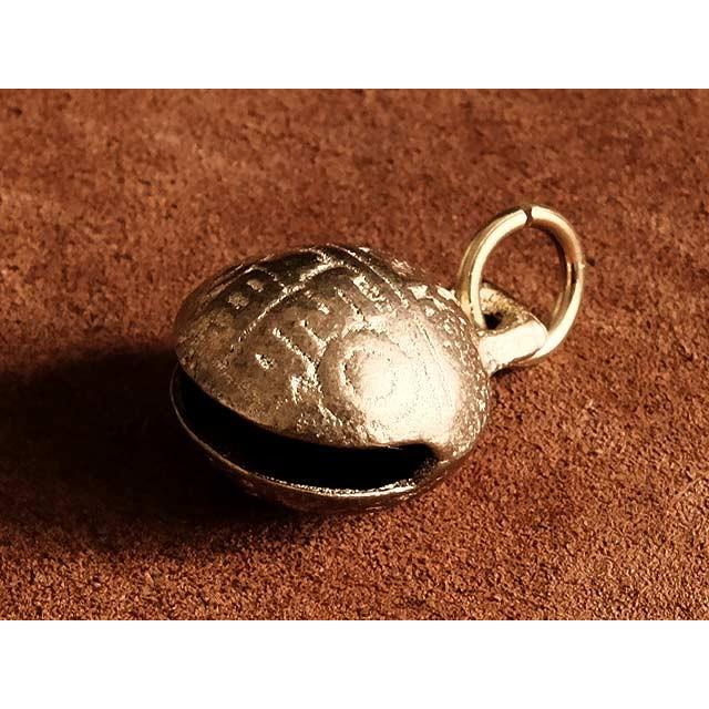 丸カン付き 真鍮 虎鈴 キーホルダー（M）/ ブラス 銅 トラ タイガー 鈴