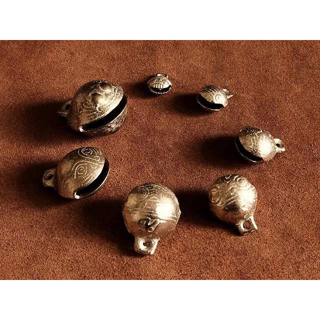 丸カン付き 真鍮 虎鈴 キーホルダー（XL）/ ブラス 銅 トラ タイガー