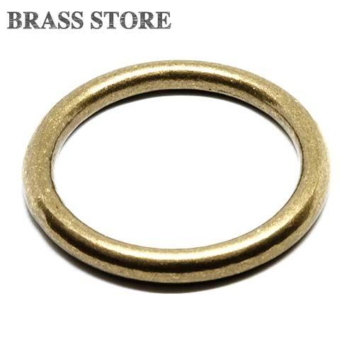 真鍮製　弾丸型キーホルダー 真鍮 丸カン (70mm）ブラス パーツ リング カスタム 輪っか