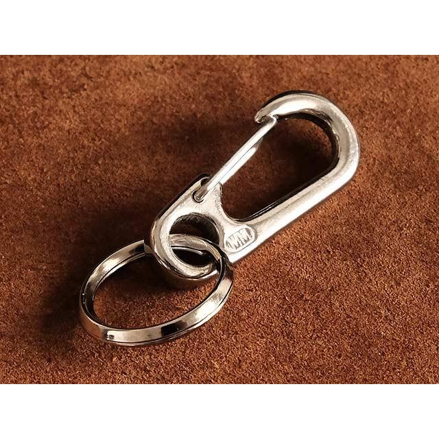 クリップカラビナ キーホルダー リング1個 Sサイズ 銀 シルバー ダブルリング キーリング ベルトループ ナスカン キーフック 二重カン 小さい Brass Brass Store 通販 Yahoo ショッピング